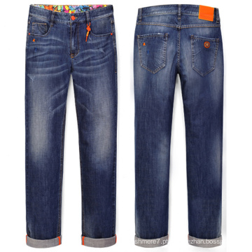 Calça de Lazer Masculina Denim Algodão Clássico